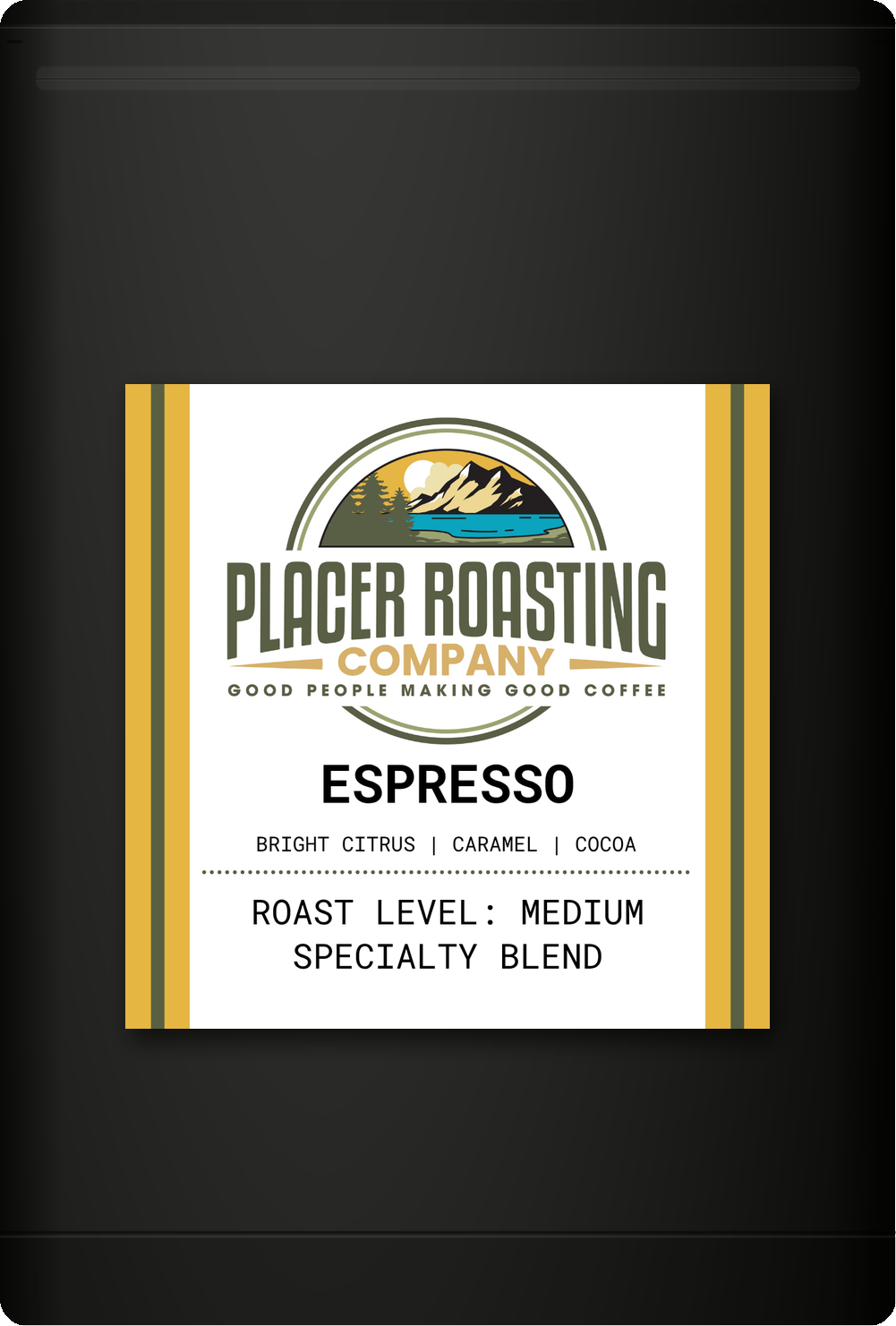 espresso blend coffee bag