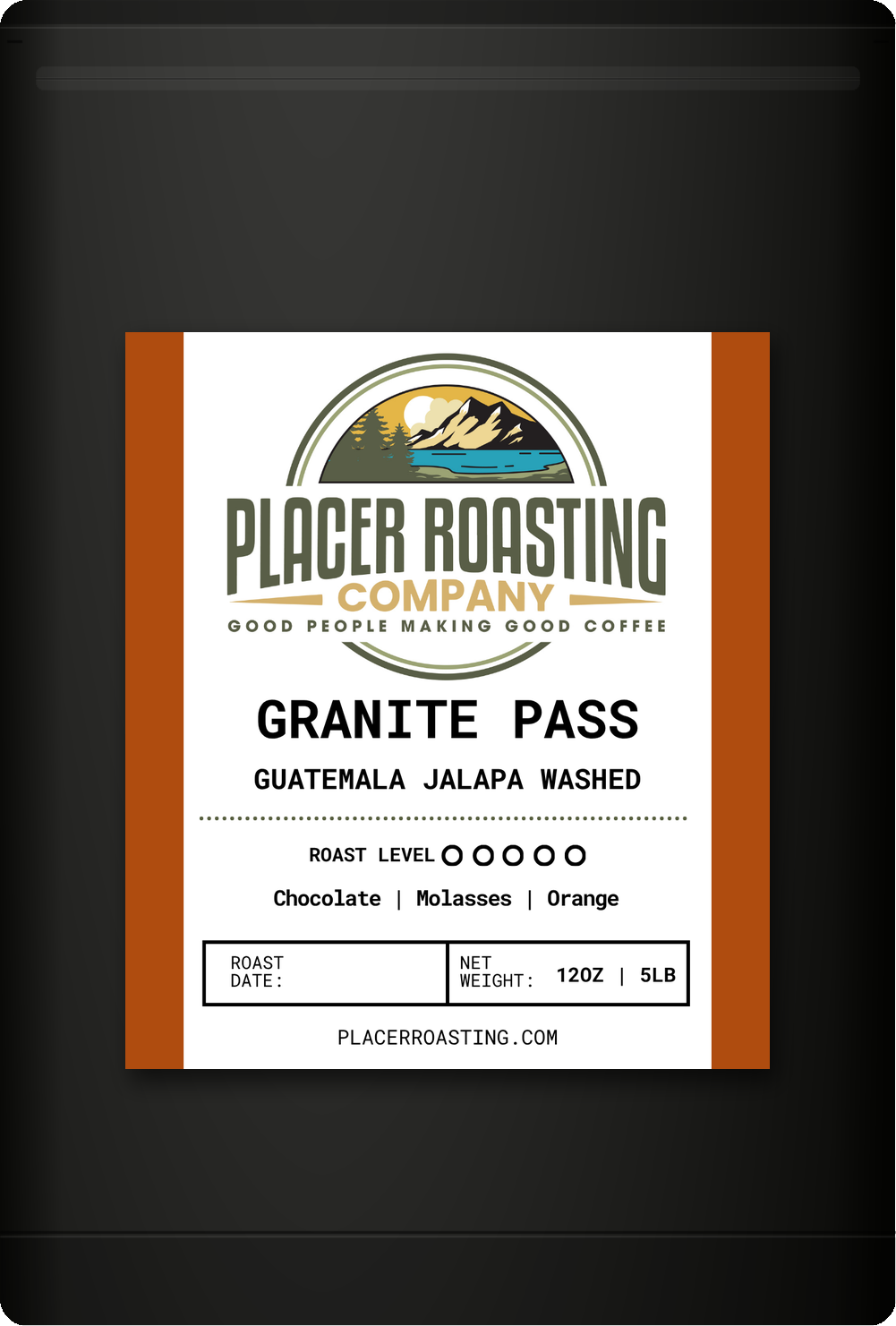 granite pass coffee bag