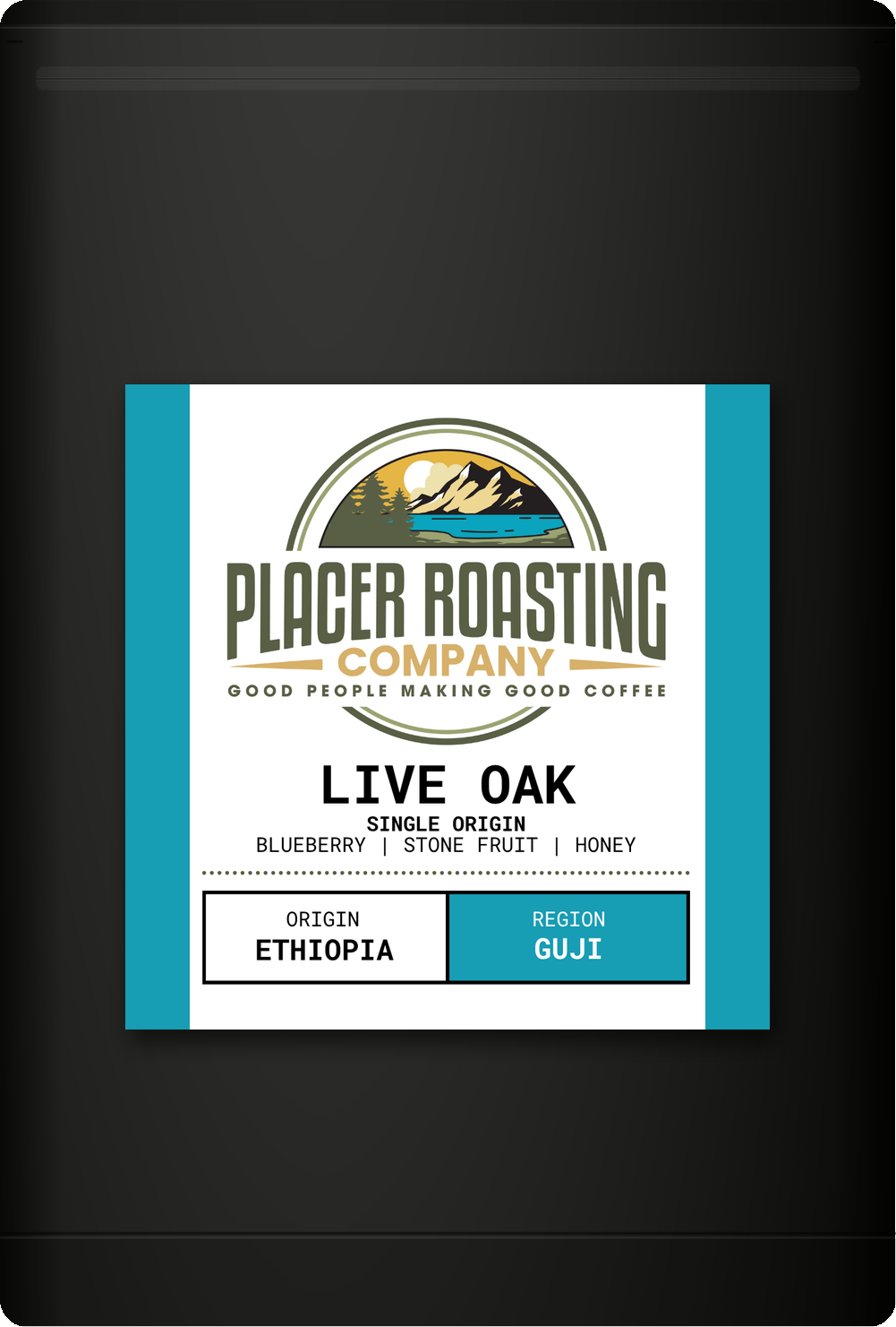 live oak coffee bag