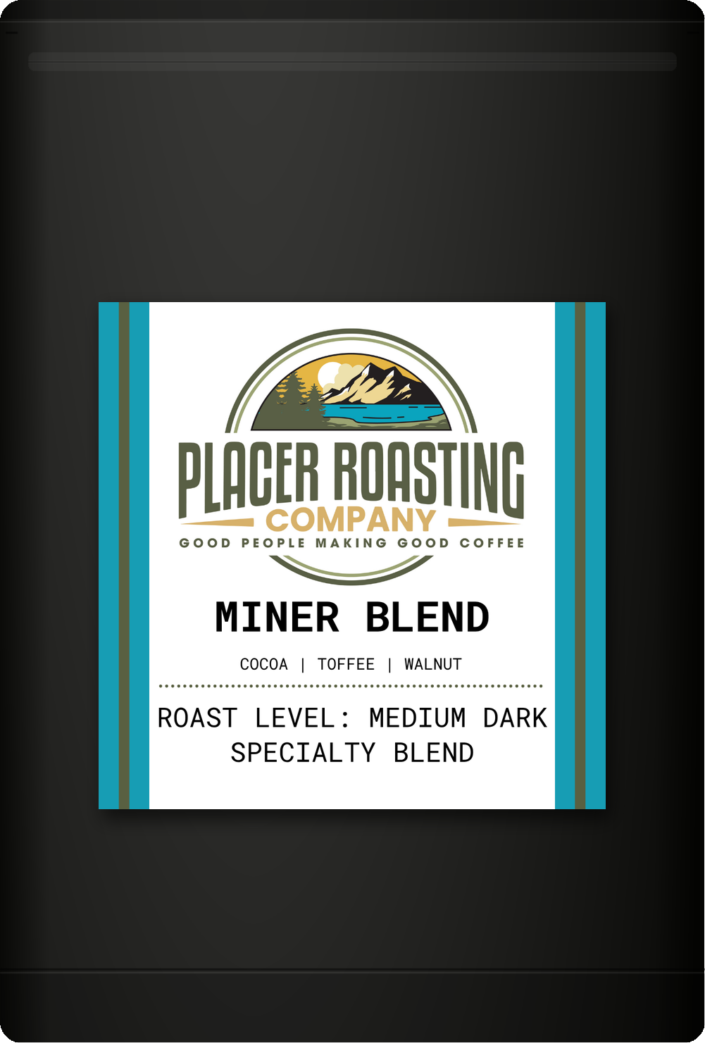 miner blend coffee bag