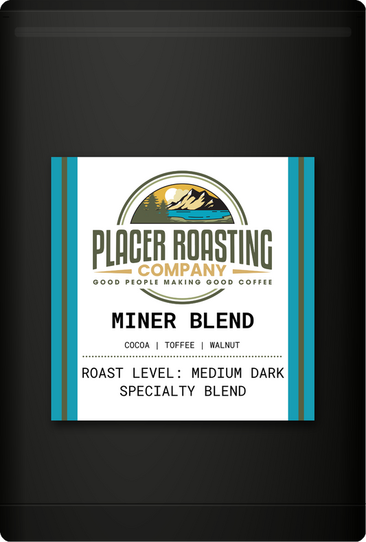miner blend coffee bag